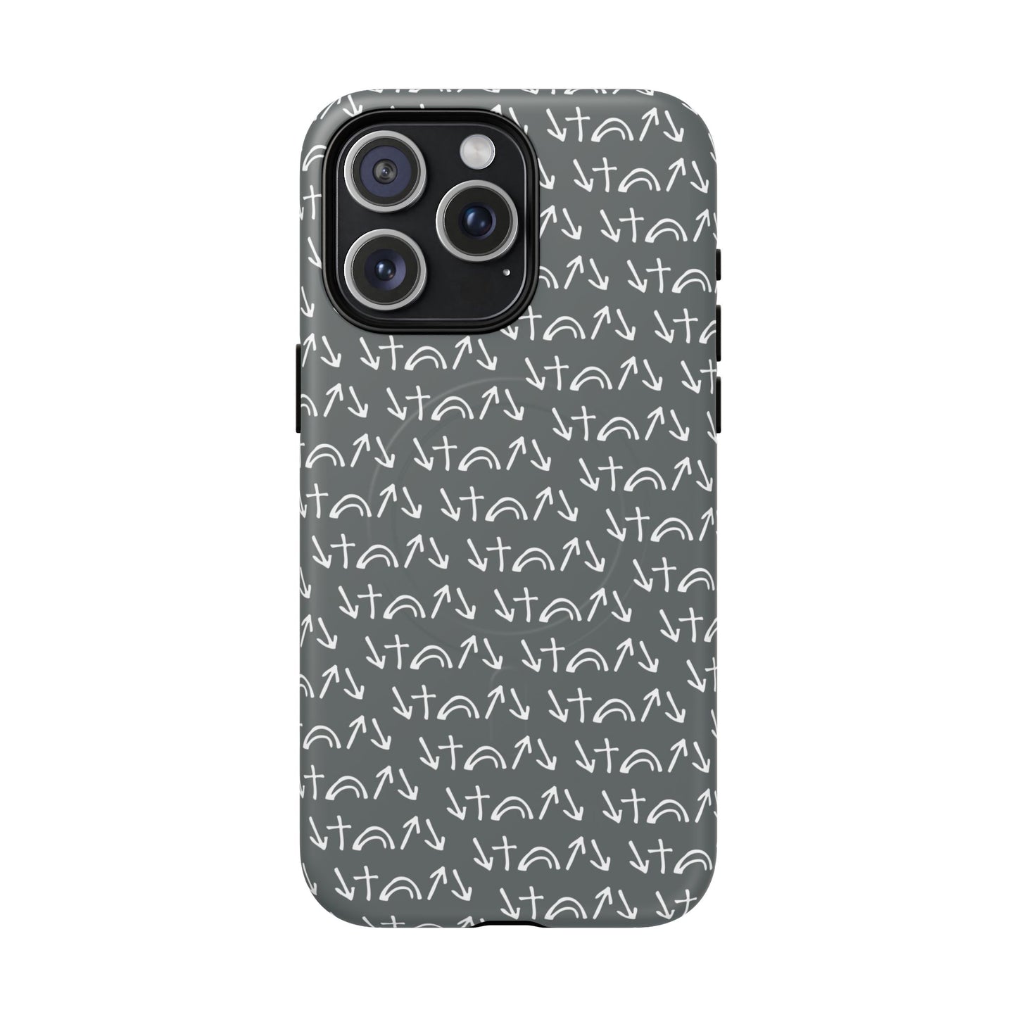 Gospel Symbols iPhone Case - Grey - New iPhone 17 Cases Available!!!