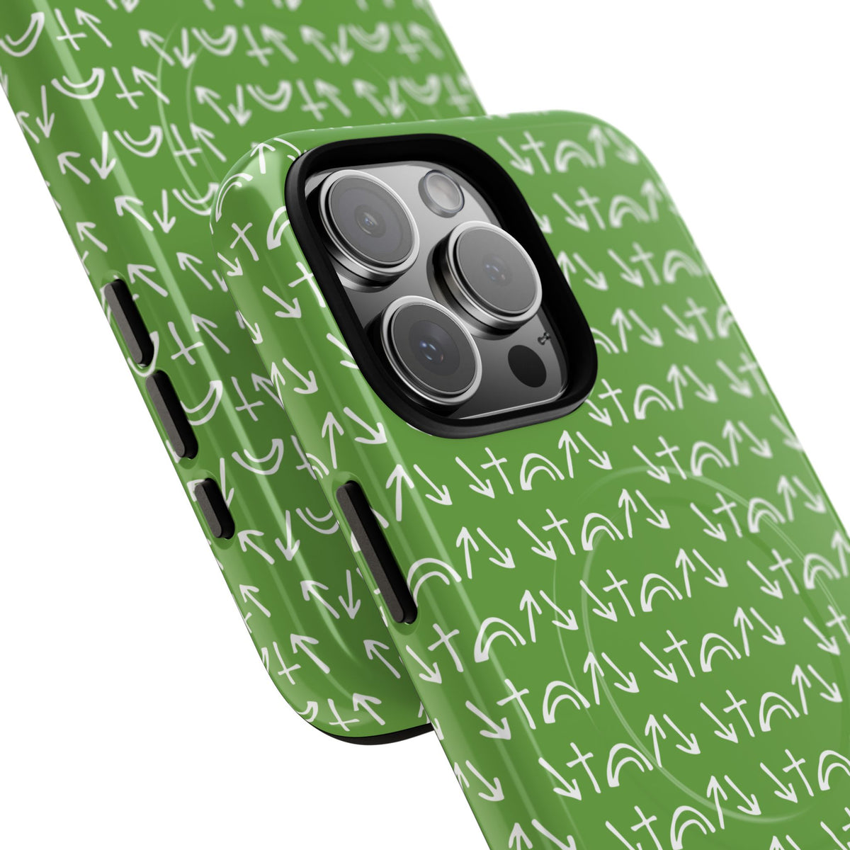 Gospel Symbols iPhone Case - Green - New iPhone 17 Cases Available!!!