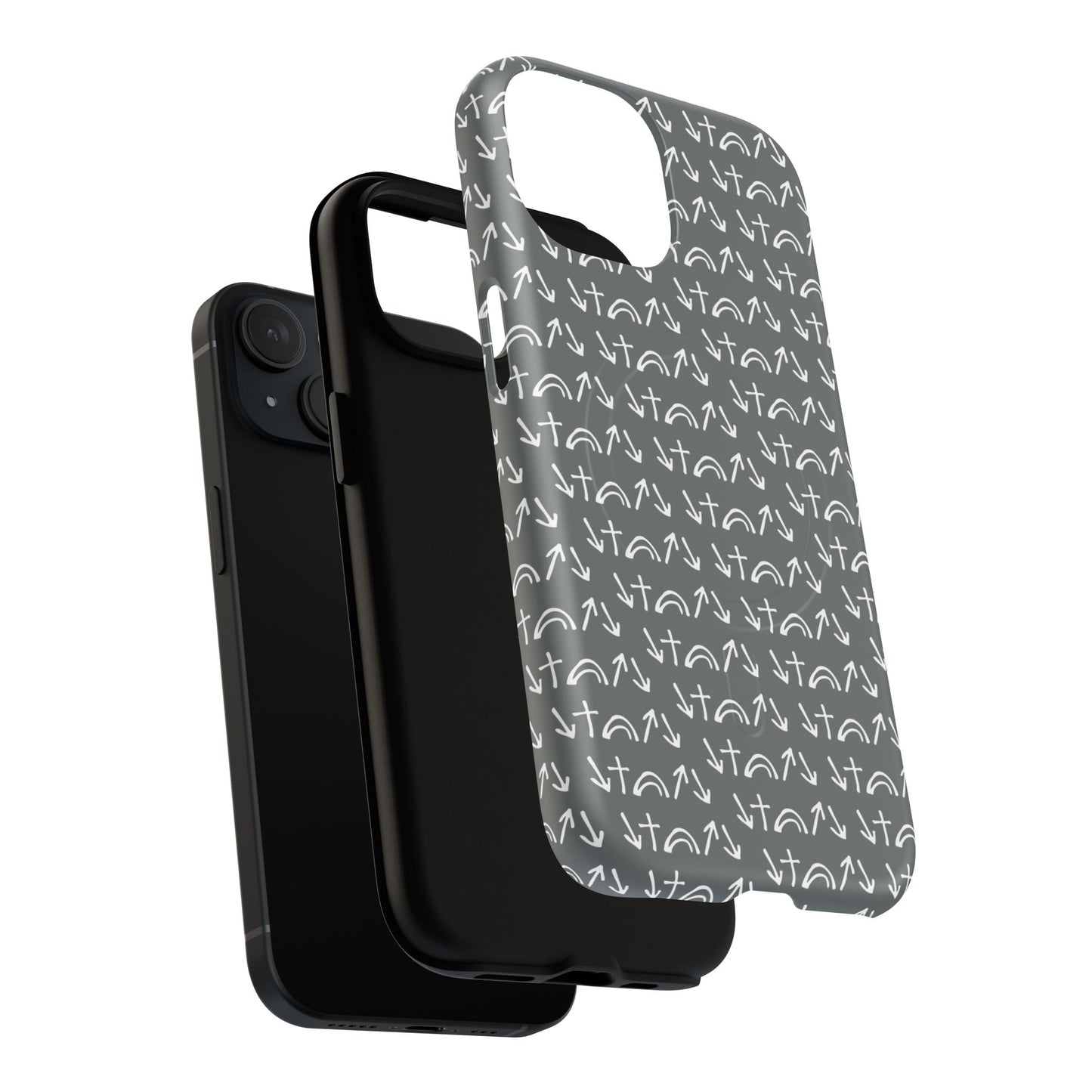 Gospel Symbols iPhone Case - Grey - New iPhone 17 Cases Available!!!