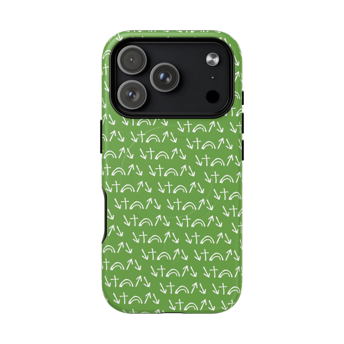 Gospel Symbols iPhone Case - Green - New iPhone 17 Cases Available!!!
