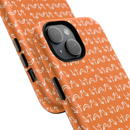 Gospel Symbols iPhone Case - Orange - New iPhone 17 Cases Available!!!