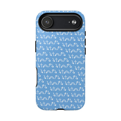 Gospel Symbols iPhone Case - Light Blue - New iPhone 17 Cases Available!!!