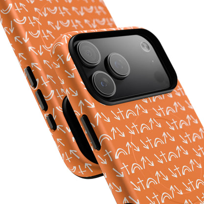 Gospel Symbols iPhone Case - Orange - New iPhone 17 Cases Available!!!