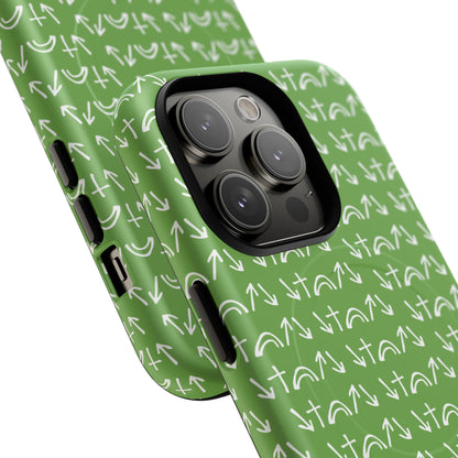 Gospel Symbols iPhone Case - Green - New iPhone 17 Cases Available!!!