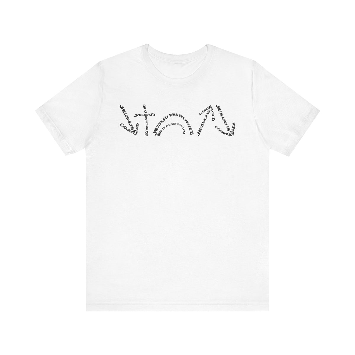 Gospel Symbols T-Shirt - Black Text - Adult