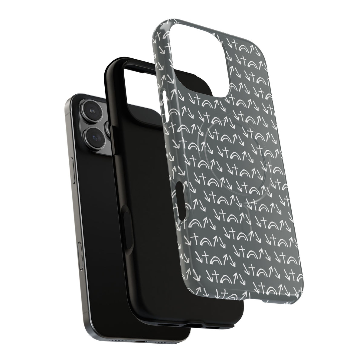 Gospel Symbols iPhone Case - Grey - New iPhone 17 Cases Available!!!