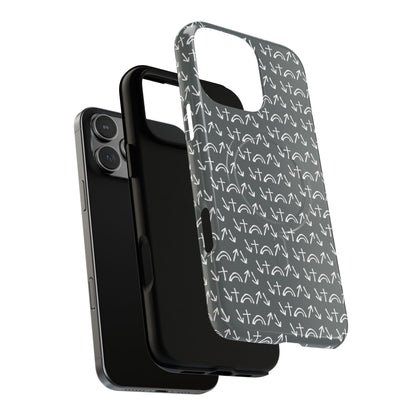 Gospel Symbols iPhone Case - Grey - New iPhone 17 Cases Available!!!