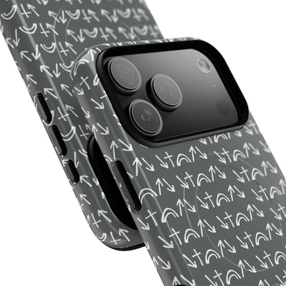 Gospel Symbols iPhone Case - Grey - New iPhone 17 Cases Available!!!