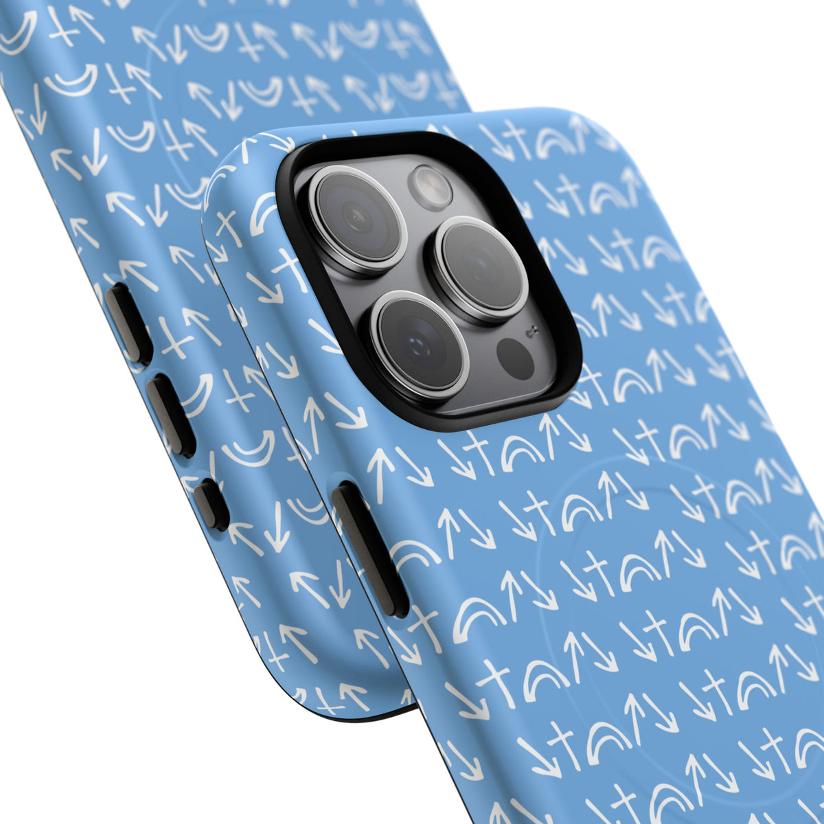 Gospel Symbols iPhone Case - Light Blue - New iPhone 17 Cases Available!!!
