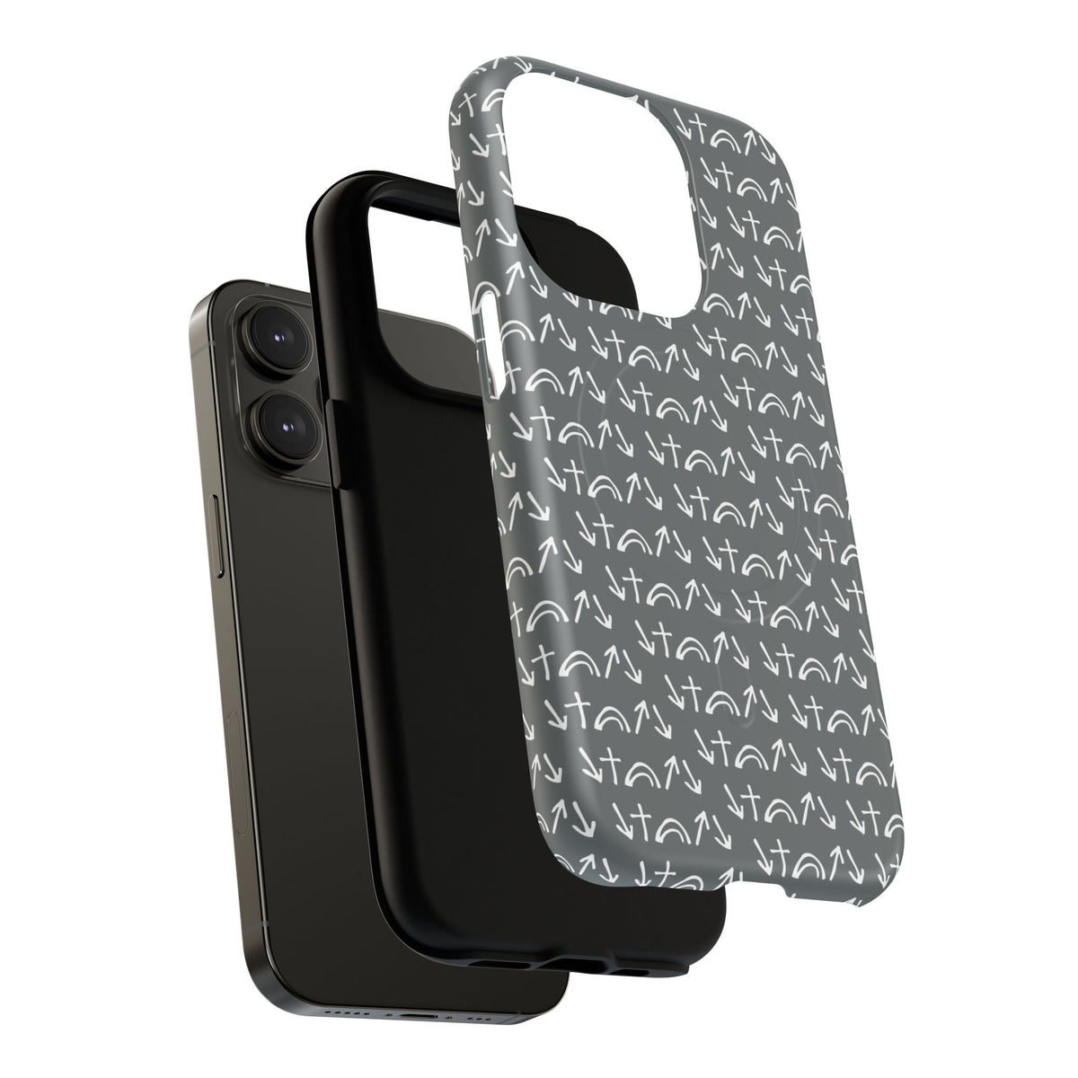 Gospel Symbols iPhone Case - Grey - New iPhone 17 Cases Available!!!