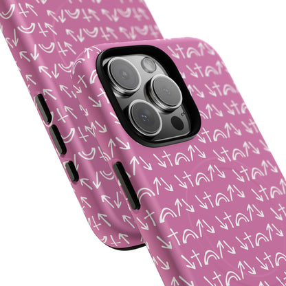 Gospel Symbols iPhone Case - Pink - New iPhone 17 Cases Available!!!