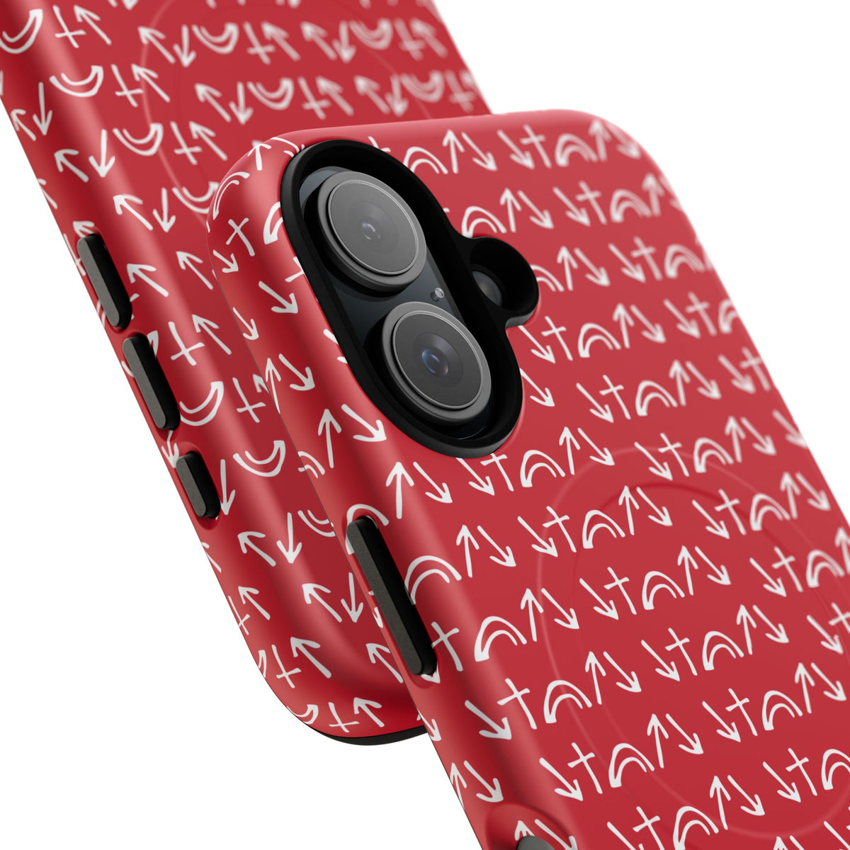 Gospel Symbols iPhone Case - Red - New iPhone 17 Cases Available!!!