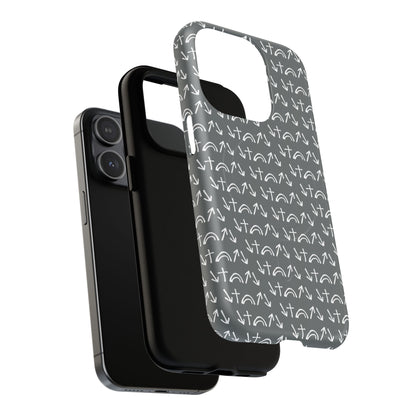 Gospel Symbols iPhone Case - Grey - New iPhone 17 Cases Available!!!