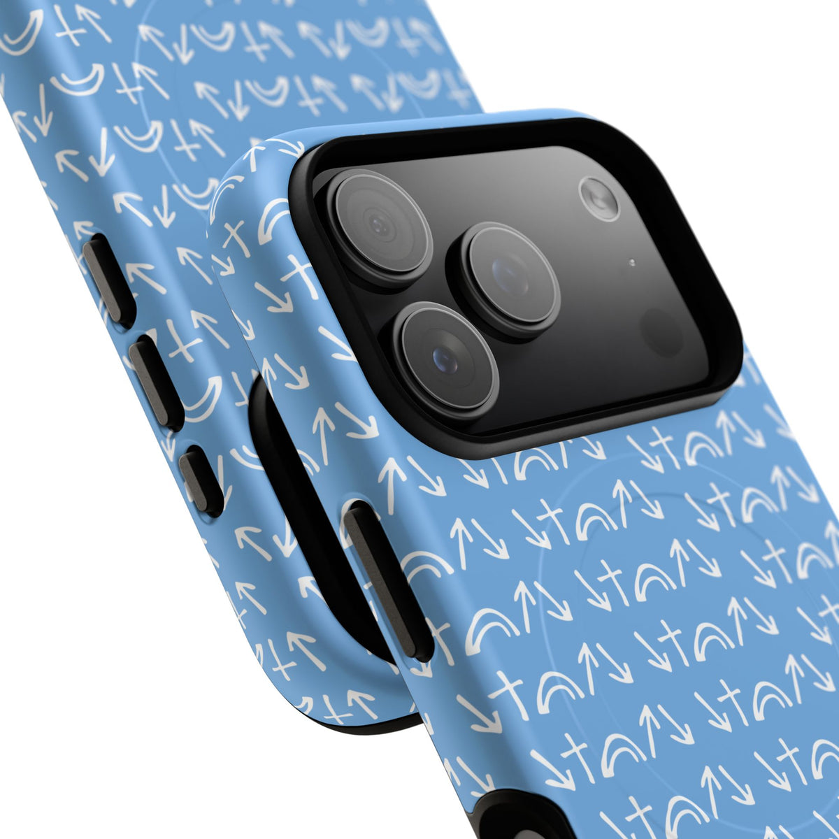 Gospel Symbols iPhone Case - Light Blue - New iPhone 17 Cases Available!!!