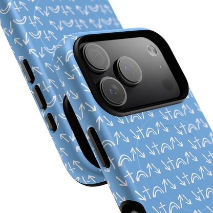 Gospel Symbols iPhone Case - Light Blue - New iPhone 17 Cases Available!!!