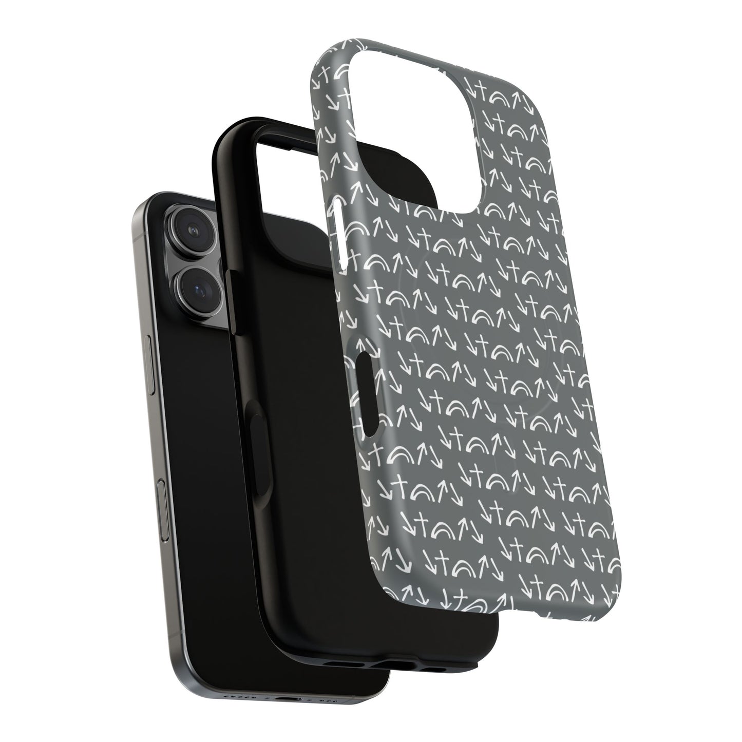 Gospel Symbols iPhone Case - Grey - New iPhone 17 Cases Available!!!