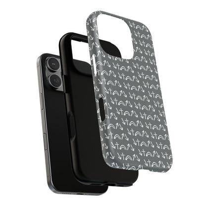 Gospel Symbols iPhone Case - Grey - New iPhone 17 Cases Available!!!