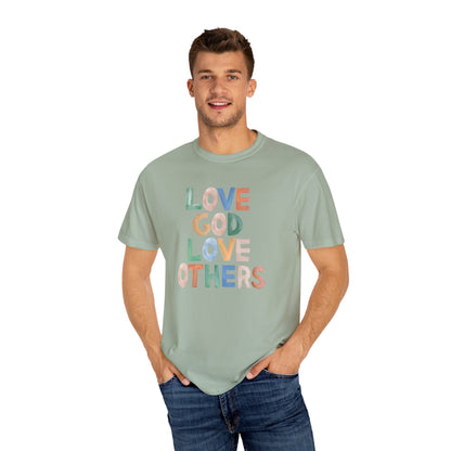 Watercolor - Love God Love Others - Adult