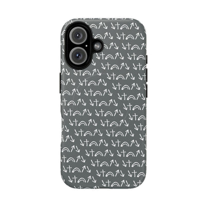 Gospel Symbols iPhone Case - Grey - New iPhone 17 Cases Available!!!