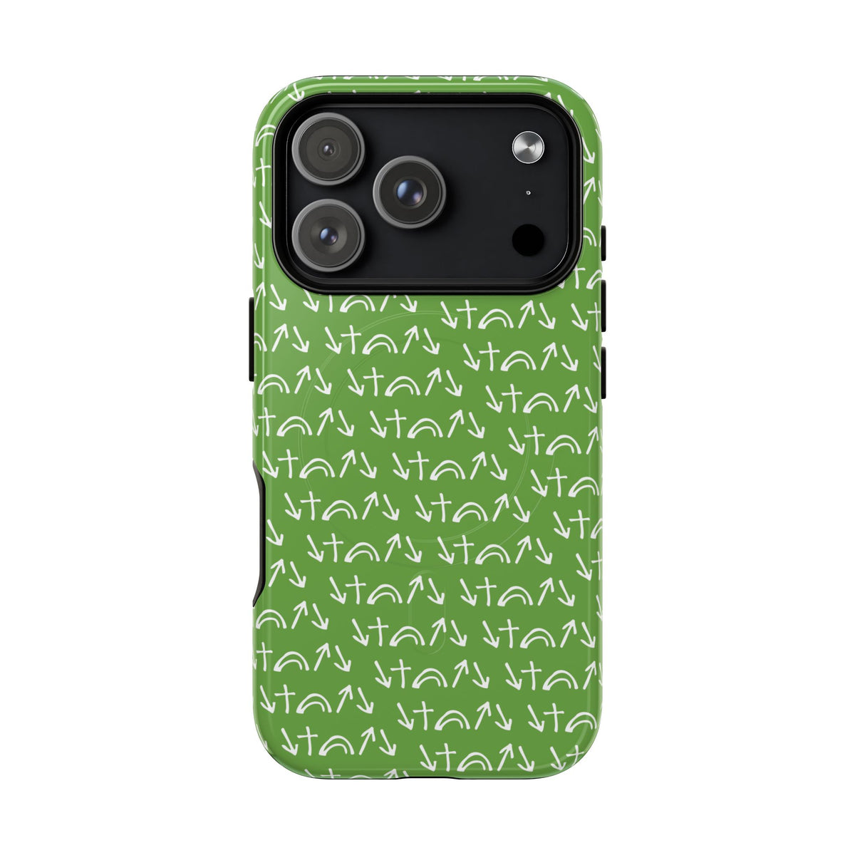 Gospel Symbols iPhone Case - Green - New iPhone 17 Cases Available!!!