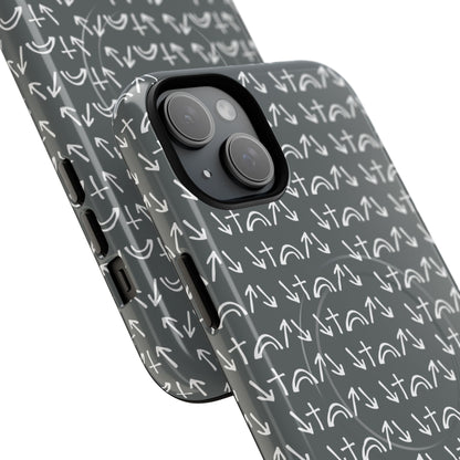 Gospel Symbols iPhone Case - Grey - New iPhone 17 Cases Available!!!