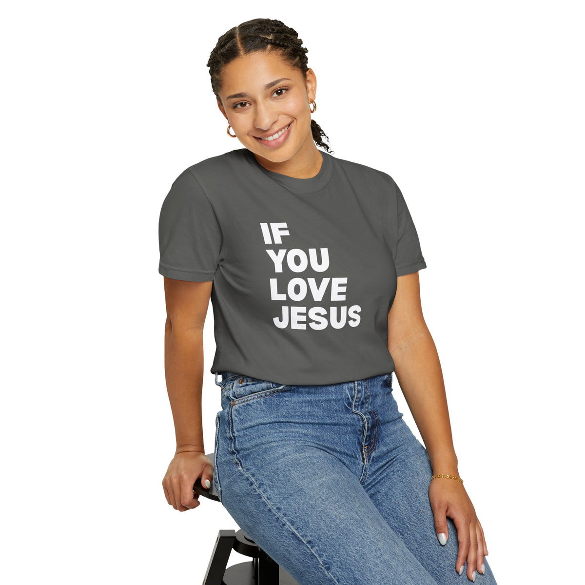 If You Love Jesus, Clap Yo Hands - T-Shirt - Adult
