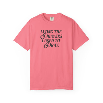 Living the Prayers I Used to Pray - T-Shirt - Comfort Color - Adult