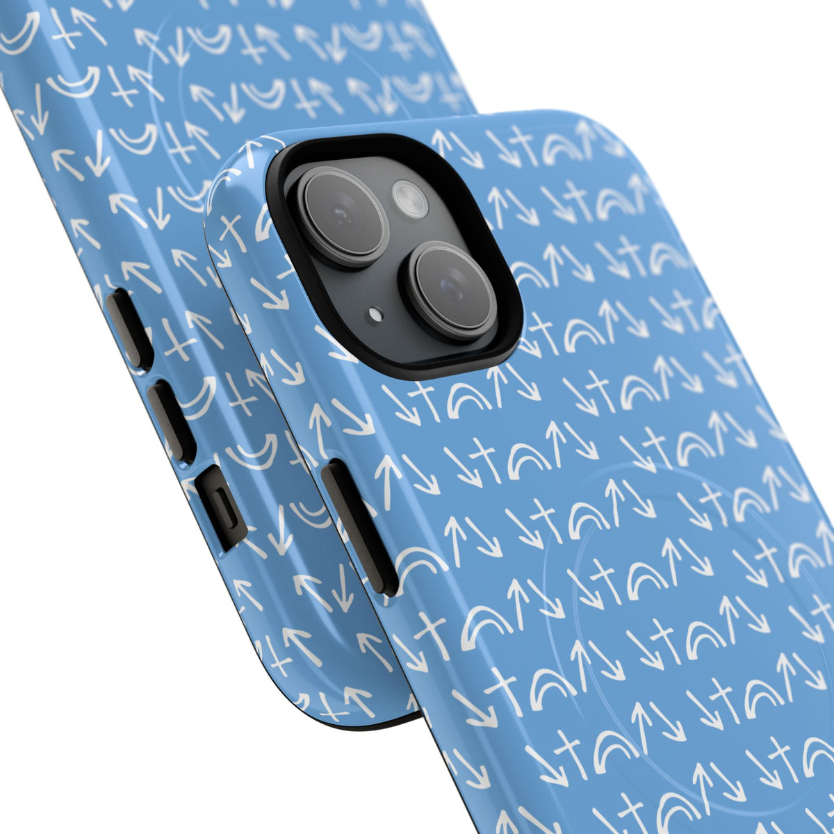 Gospel Symbols iPhone Case - Light Blue - New iPhone 17 Cases Available!!!