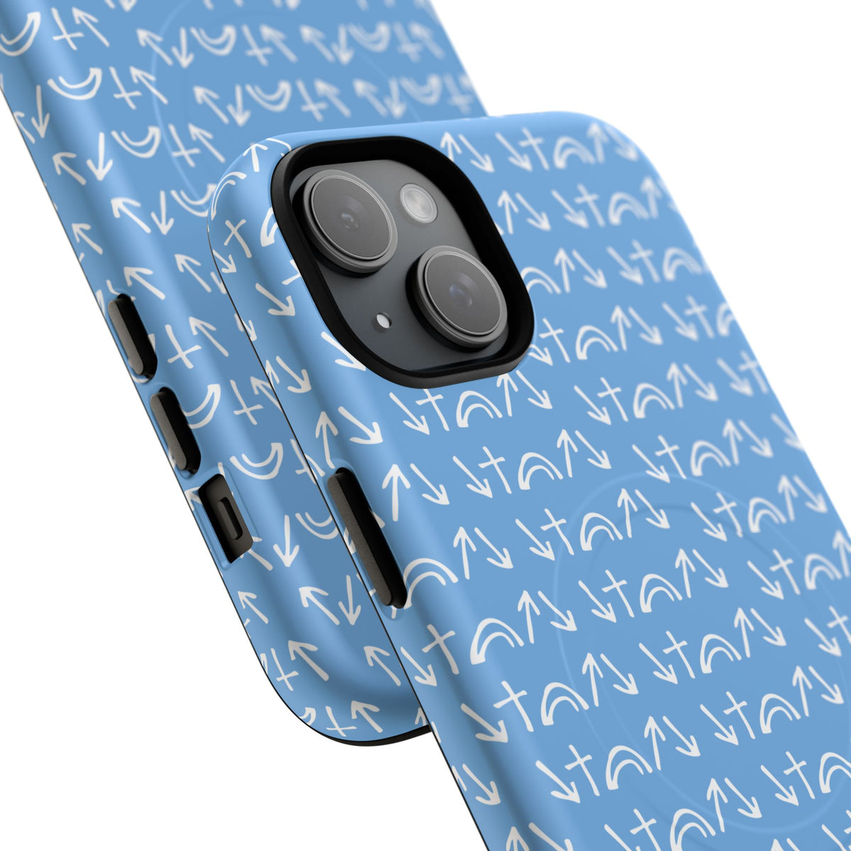 Gospel Symbols iPhone Case - Light Blue - New iPhone 17 Cases Available!!!