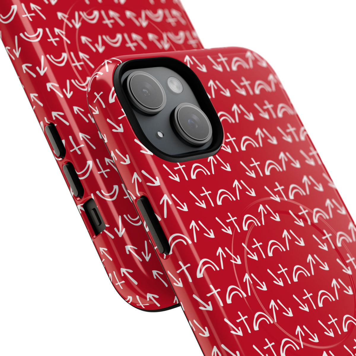 Gospel Symbols iPhone Case - Red - New iPhone 17 Cases Available!!!