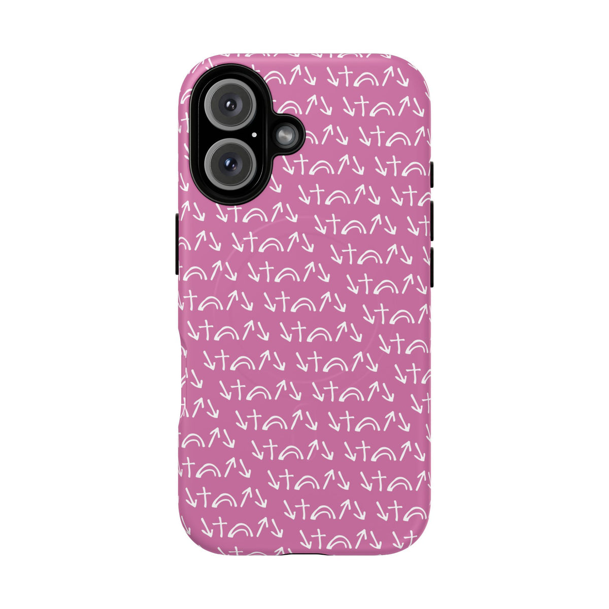 Gospel Symbols iPhone Case - Pink - New iPhone 17 Cases Available!!!