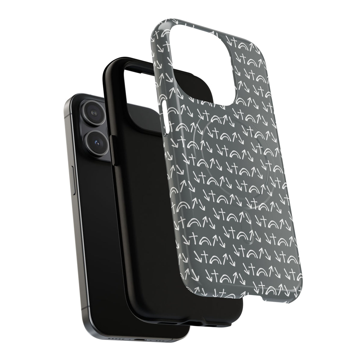 Gospel Symbols iPhone Case - Grey - New iPhone 17 Cases Available!!!