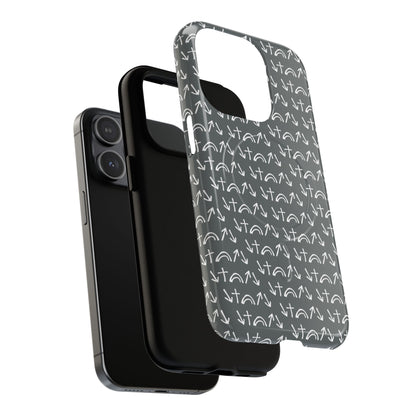 Gospel Symbols iPhone Case - Grey - New iPhone 17 Cases Available!!!