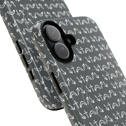 Gospel Symbols iPhone Case - Grey - New iPhone 17 Cases Available!!!