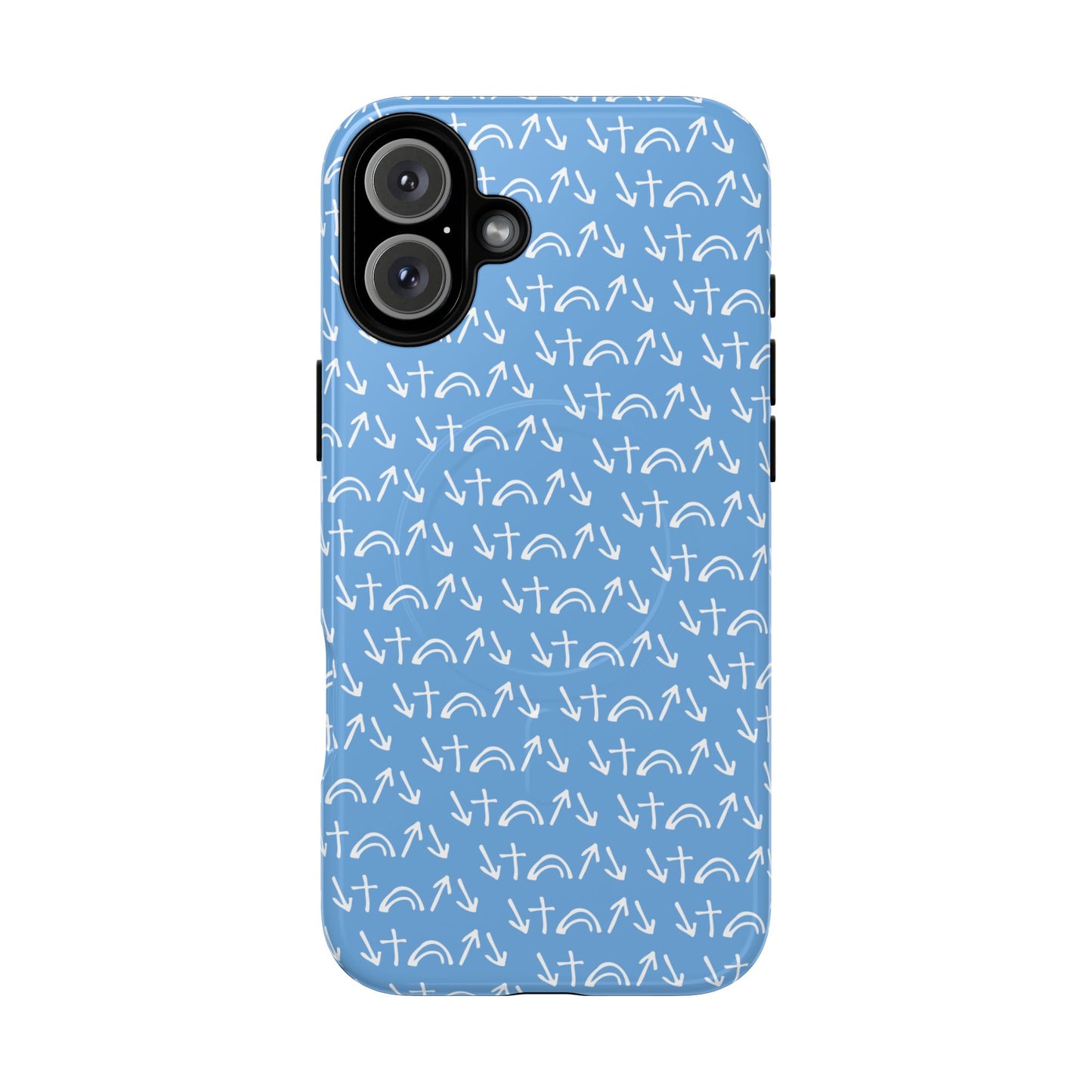 Gospel Symbols iPhone Case - Light Blue - New iPhone 17 Cases Available!!!
