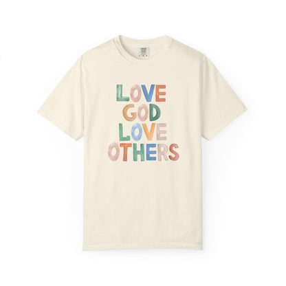 Watercolor - Love God Love Others - Adult