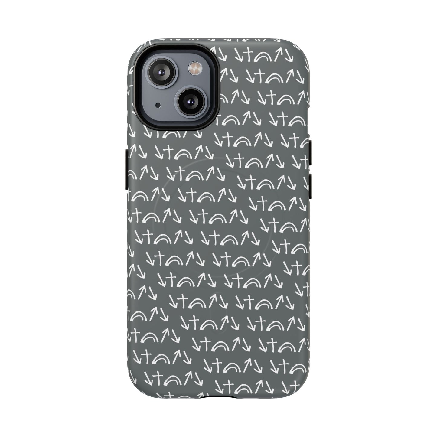 Gospel Symbols iPhone Case - Grey - New iPhone 17 Cases Available!!!