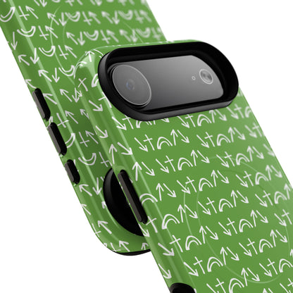 Gospel Symbols iPhone Case - Green - New iPhone 17 Cases Available!!!