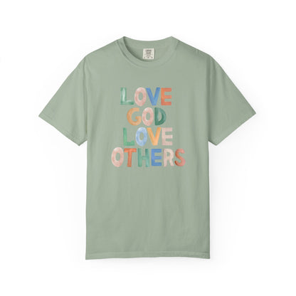 Watercolor - Love God Love Others - Adult