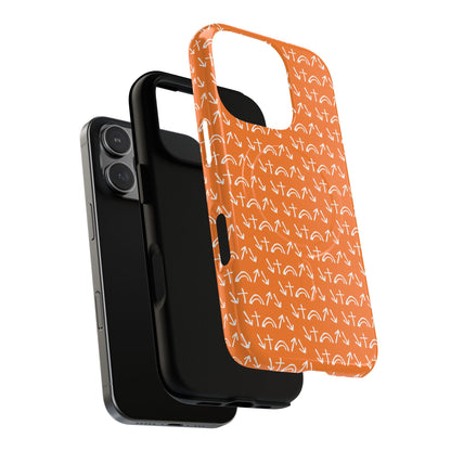 Gospel Symbols iPhone Case - Orange - New iPhone 17 Cases Available!!!