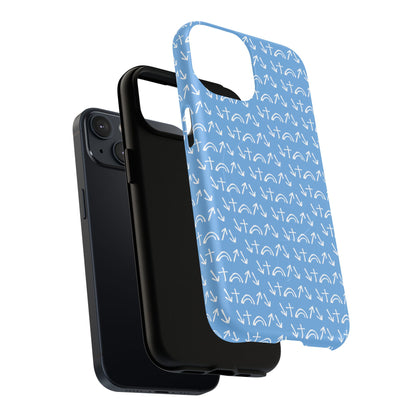 Gospel Symbols iPhone Case - Light Blue - New iPhone 17 Cases Available!!!