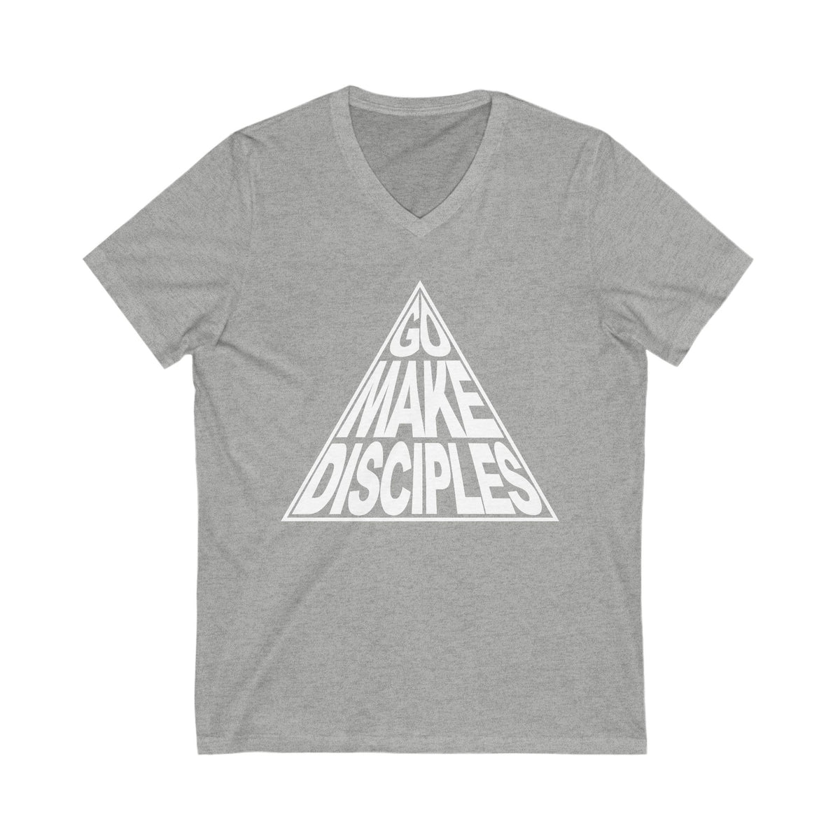 Go Make Disciples T-Shirt - White Text - Adult