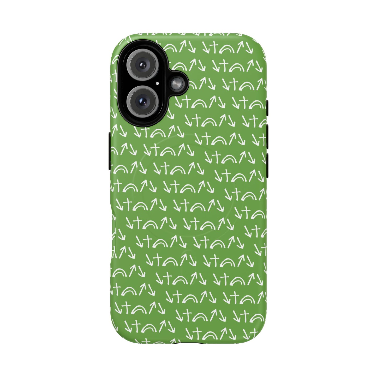 Gospel Symbols iPhone Case - Green - New iPhone 17 Cases Available!!!