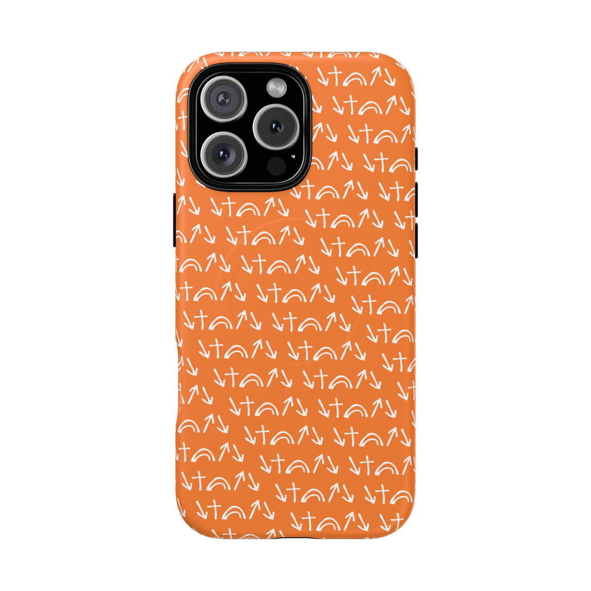 Gospel Symbols iPhone Case - Orange - New iPhone 17 Cases Available!!!