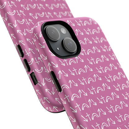 Gospel Symbols iPhone Case - Pink - New iPhone 17 Cases Available!!!