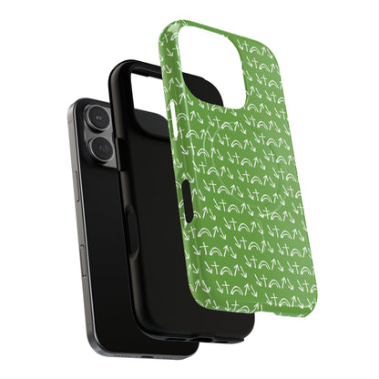 Gospel Symbols iPhone Case - Green - New iPhone 17 Cases Available!!!