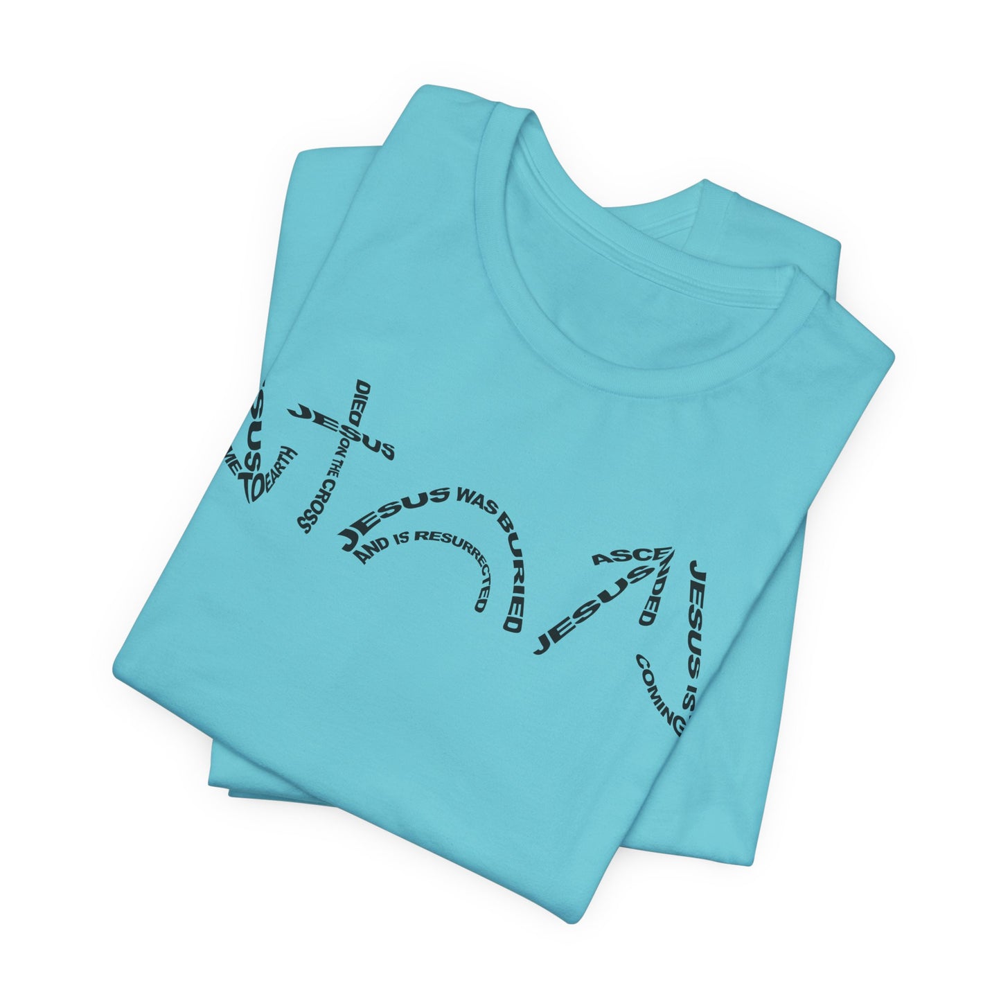 Gospel Symbols T-Shirt - Black Text - Adult