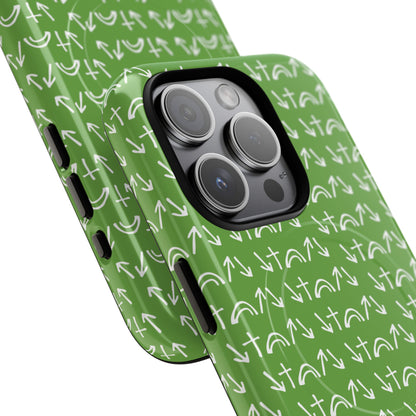 Gospel Symbols iPhone Case - Green - New iPhone 17 Cases Available!!!