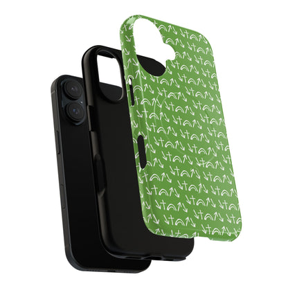 Gospel Symbols iPhone Case - Green - New iPhone 17 Cases Available!!!