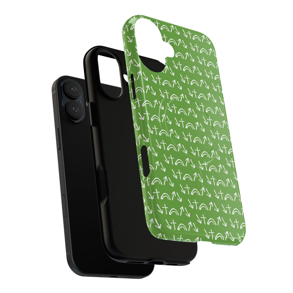 Gospel Symbols iPhone Case - Green - New iPhone 17 Cases Available!!!